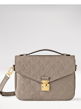 Louis Vuitton Turtledove Monogram Leather Top-Handle Pochette Métis